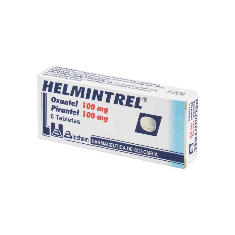 HELMINTREL 6 TABLETAS PIRANTEL