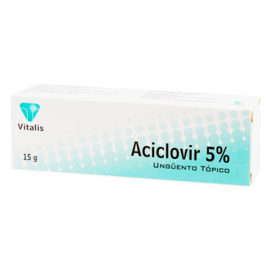 ACICLOVIR 5% UNGUENTO 15 GR VT 