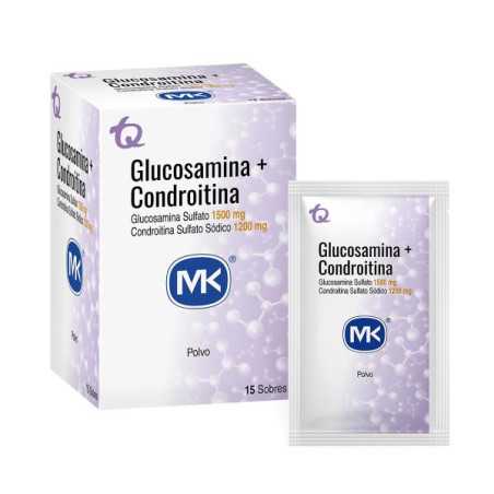 GLUCOSAMINA CONDROHITINA 15 SBS MK GLUCOSAMINA CLORHIDRATO-CONDROITINA