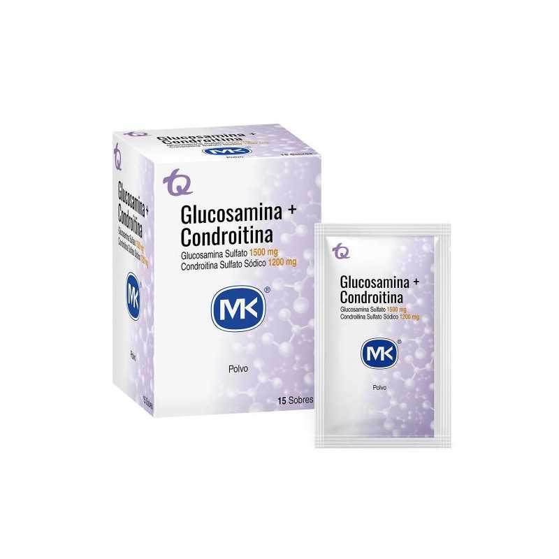 GLUCOSAMINA CONDROHITINA 15 SBS MK GLUCOSAMINA CLORHIDRATO-CONDROITINA
