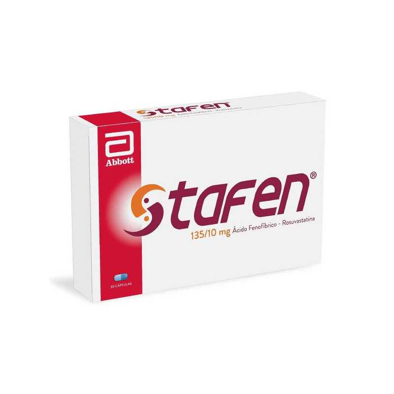 STAFEN 135/10 MG 30 CAPSULAS (A)(PB)(DA) ROSUVASTATINA