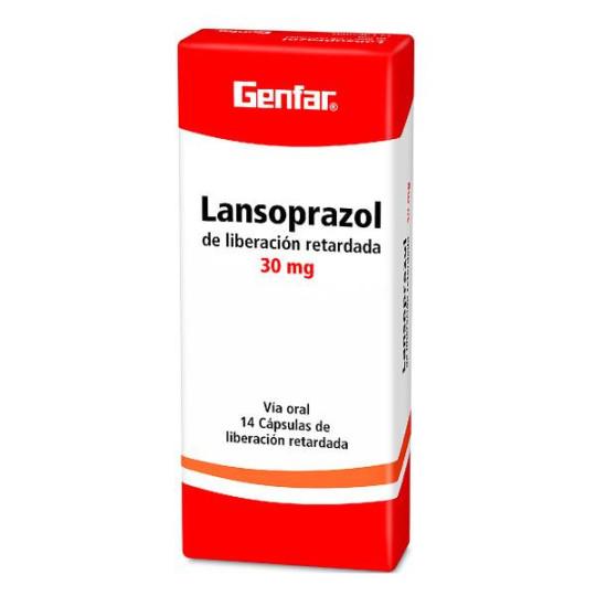 LANSOPRAZOL 30 MG 14 CAPSULAS GF LANSOPRAZOL