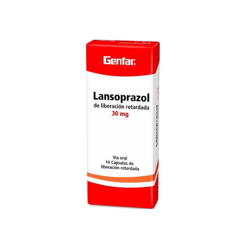 LANSOPRAZOL 30 MG 14 CAPSULAS GF LANSOPRAZOL
