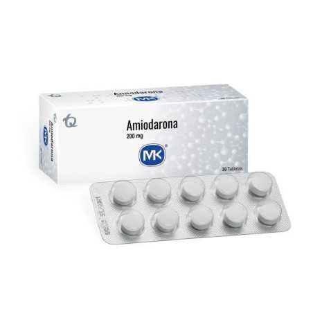 AMIODARONA 200 MG 30 TABLETAS MK