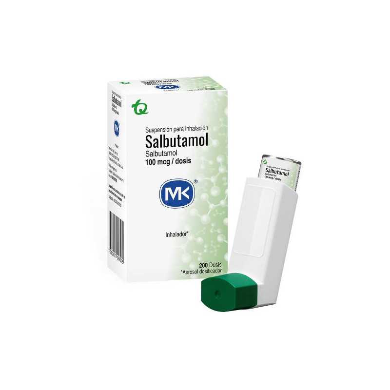 SALBUTAMOL INHALADOR 200 DOSIS MK SALBUTAMOL