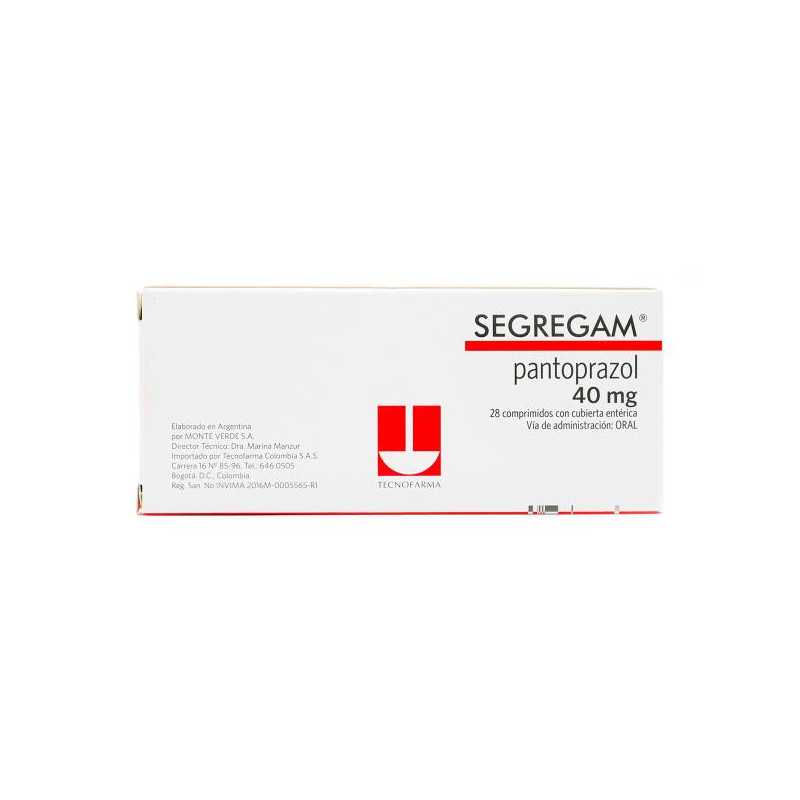 SEGREGAM 40 MG 28 COMPRIMIDOS (A)(DA) PANTOPRAZOL 
