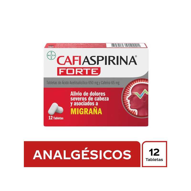 CAFIASPIRINA FORTE 650MG 12 TAB ACIDO ACETILSALICILICO-CAFEI