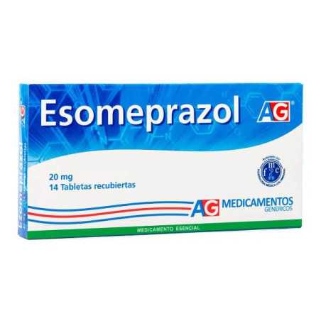 ESOMEPRAZOL 20 MG 14 TABLETAS AG ESOMEPRAZOL