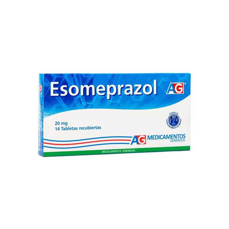 ESOMEPRAZOL 20 MG 14 TABLETAS AG ESOMEPRAZOL
