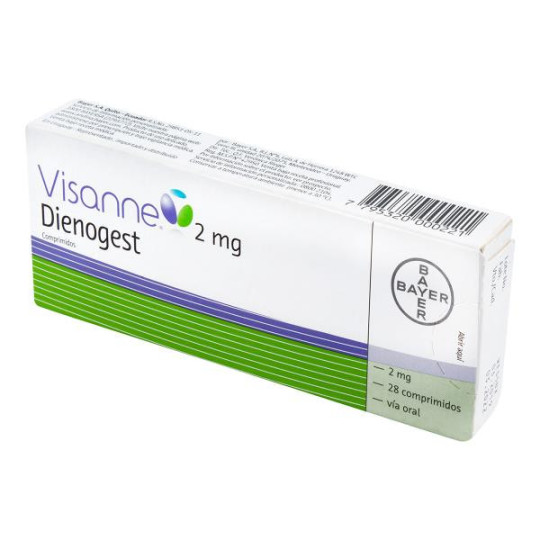 VISANNE 2 MG 28 TABLETAS (A)(PB)(DA) DIENOGEST