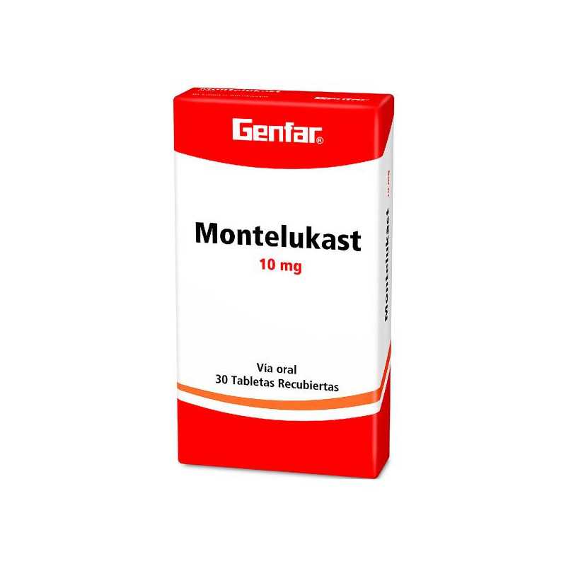 MONTELUKAST 10 MG 30 TABLETAS GF MONTELUKAST