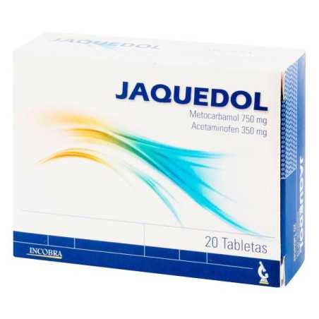 JAQUEDOL 750/350 MG 20 TAB ACETAMINOFEN-METOCARBAMOL