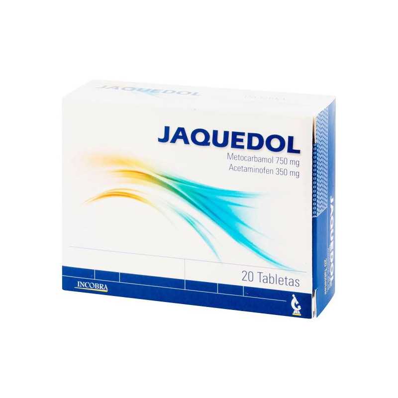 JAQUEDOL 750/350 MG 20 TAB ACETAMINOFEN-METOCARBAMOL