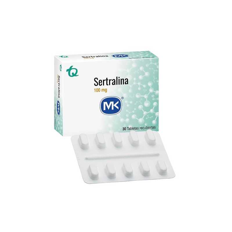 SERTRALINA 100 MG 30 TAB MK