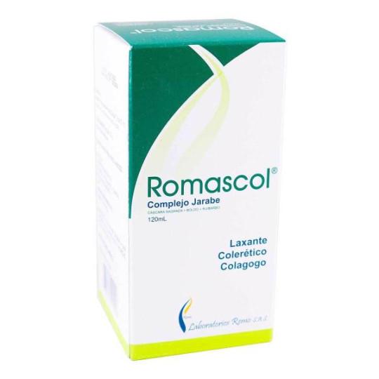 ROMASCOL COMPLEJO JARABE 120 ML CASCARA SAGRADA