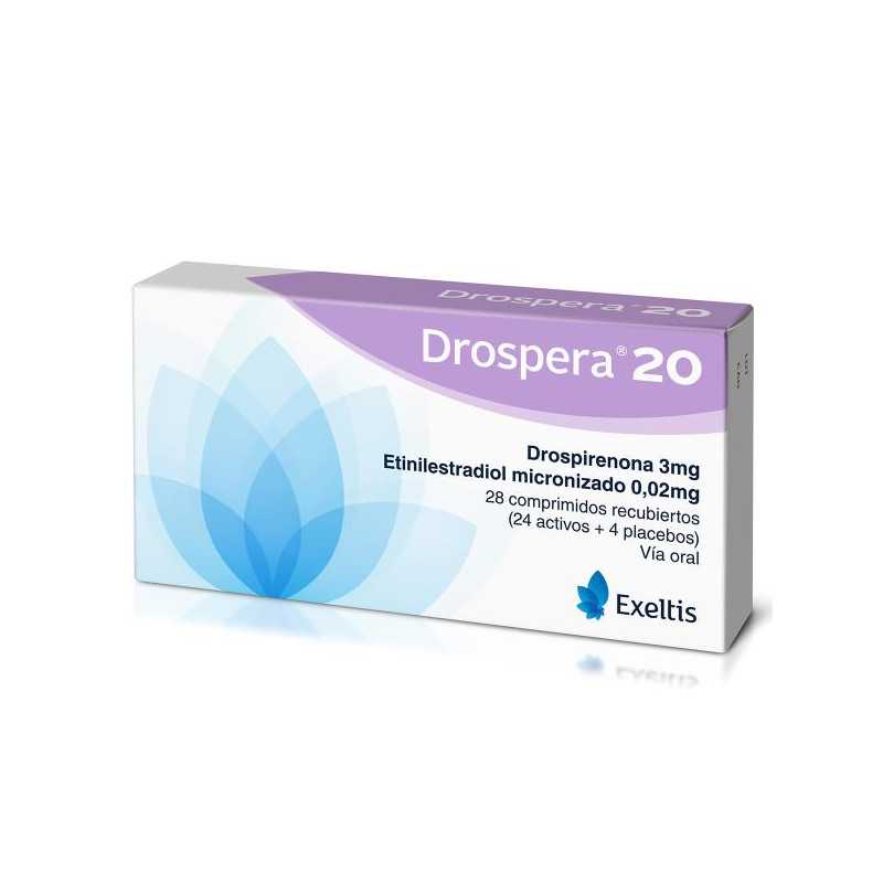 DROSPERA 20 28 COMPRIMIDOS DROSPIRENONA-ETINILESTRDIOL