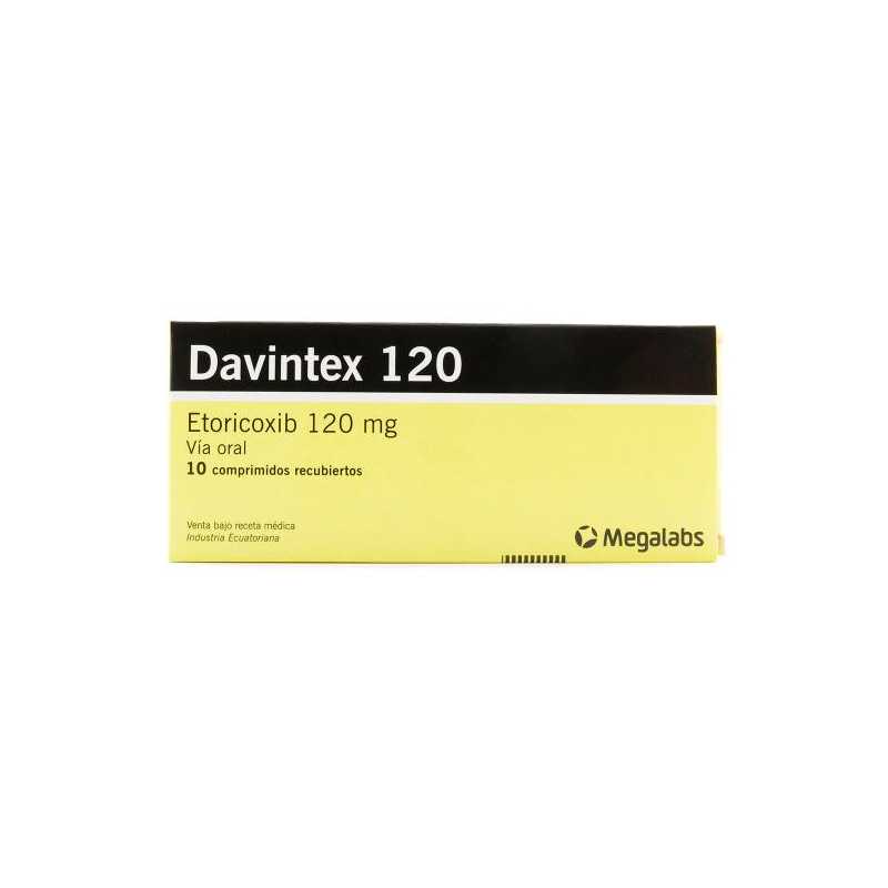 DAVINTEX 120 MG 10 COMP RECUB ETORICOXIB