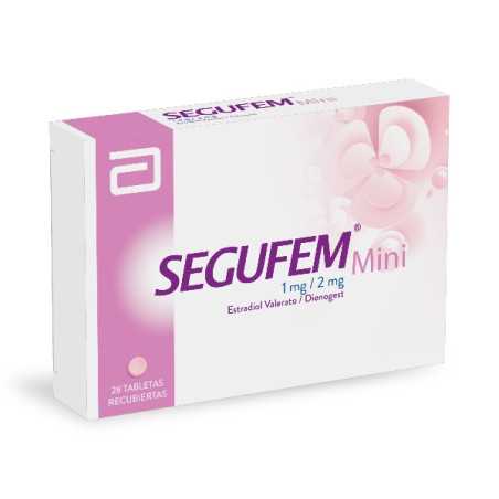 SEGUFEM MINI 1/2 MG 28 TABLETAS ESTRADIOL