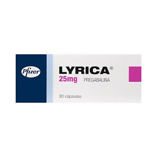 LYRICA 25 MG 30 CAP.(P)13619 PREGABALINA