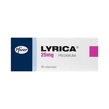 LYRICA 25 MG 30 CAP.(P)13619 PREGABALINA