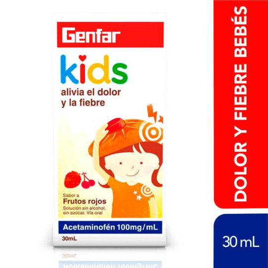 ACETAMINOFEN KIDS 100 MG GOTAS 30 ML GF ACETAMINOFEN