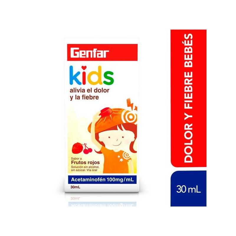 ACETAMINOFEN KIDS 100 MG GOTAS 30 ML GF ACETAMINOFEN