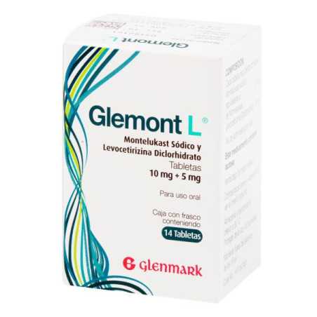 GLEMONT L 10MG 5MG 14 TAB (MONTELUKAST-LEVOCETIRICINA)