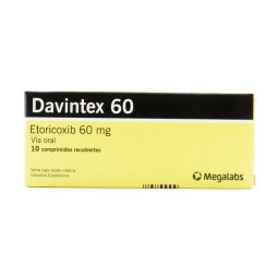 DAVINTEX 60 MG 10 COMP RECUB ETORICOXIB