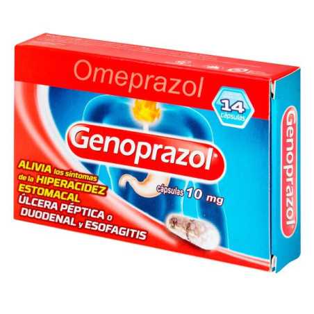 GENOPRAZOL 10 MG 14 CAP