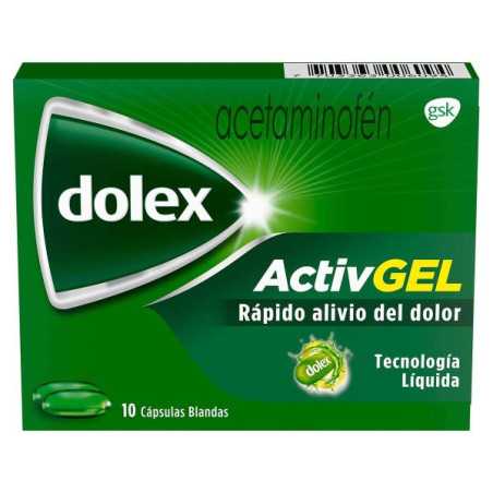 DOLEX ACTIVEGEL 10 CAPSULAS LIQUIDAS ACETAMINOFEN