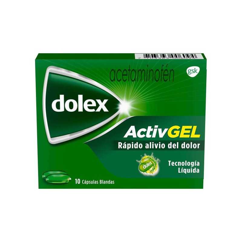 DOLEX ACTIVEGEL 10 CAPSULAS LIQUIDAS ACETAMINOFEN