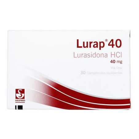 LURAP 40 MG 30 TAB LURASIDONA