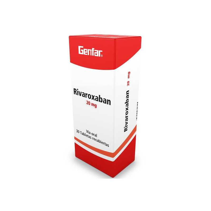 RIVAROXABAN 20 MG 30 TBS GF (M)
