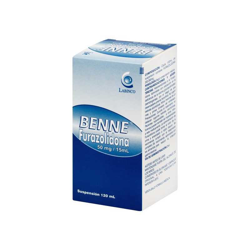 BENNE 50 MG/15 ML X 120 ML (FURAZOLIDONA)