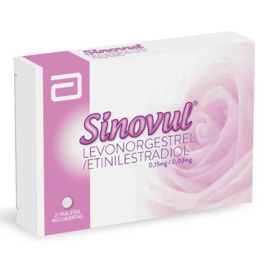 SINOVUL 21 TABLETAS LEVONORGESTREL
