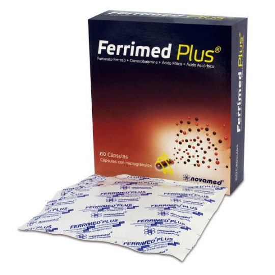 FERRIMED PLUS 60 CAPSULAS (A) FUMARATO FERROSO