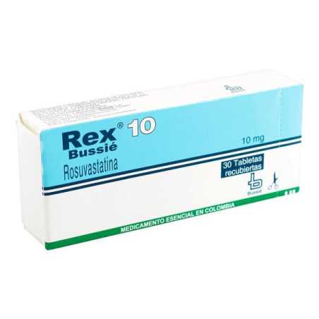 REX 10 MG 30 TABLETAS(A)(PB) ROSUVASTATINA