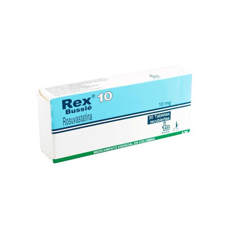 REX 10 MG 30 TABLETAS(A)(PB) ROSUVASTATINA
