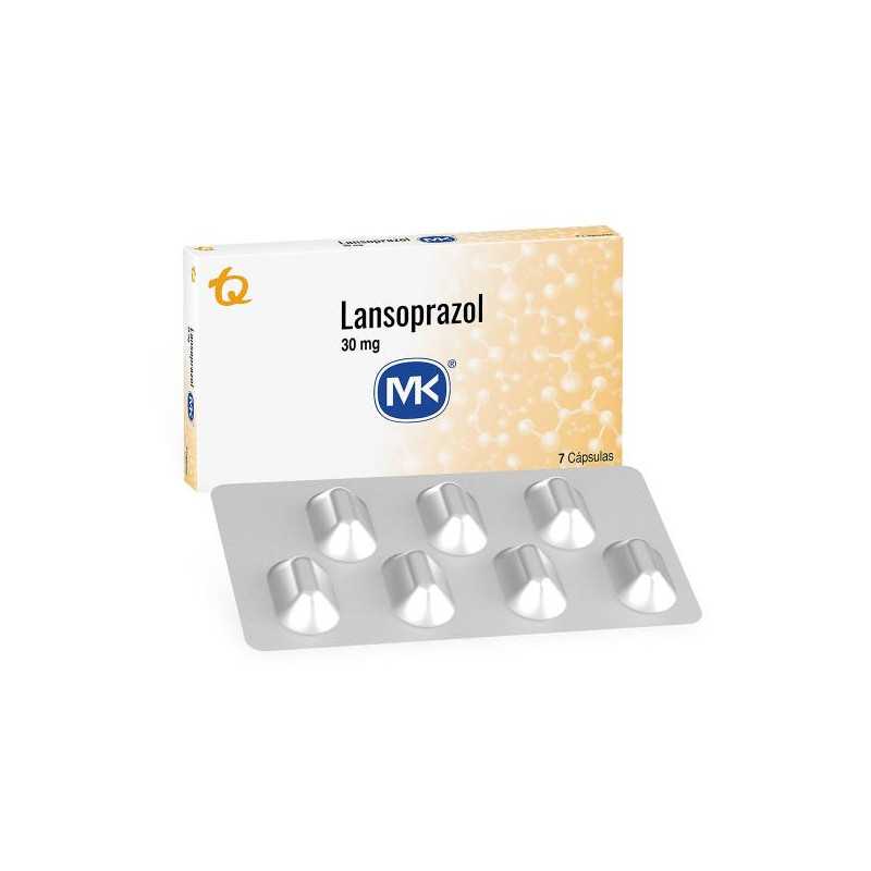 LANSOPRAZOL 30 MG 7 CAPSULAS MK LANSOPRAZOL