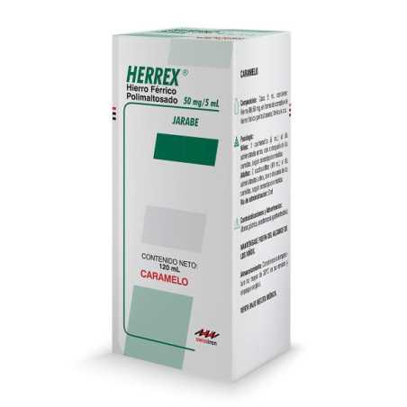 HERREX CARAMELO JARABE 120 ML HIERRO