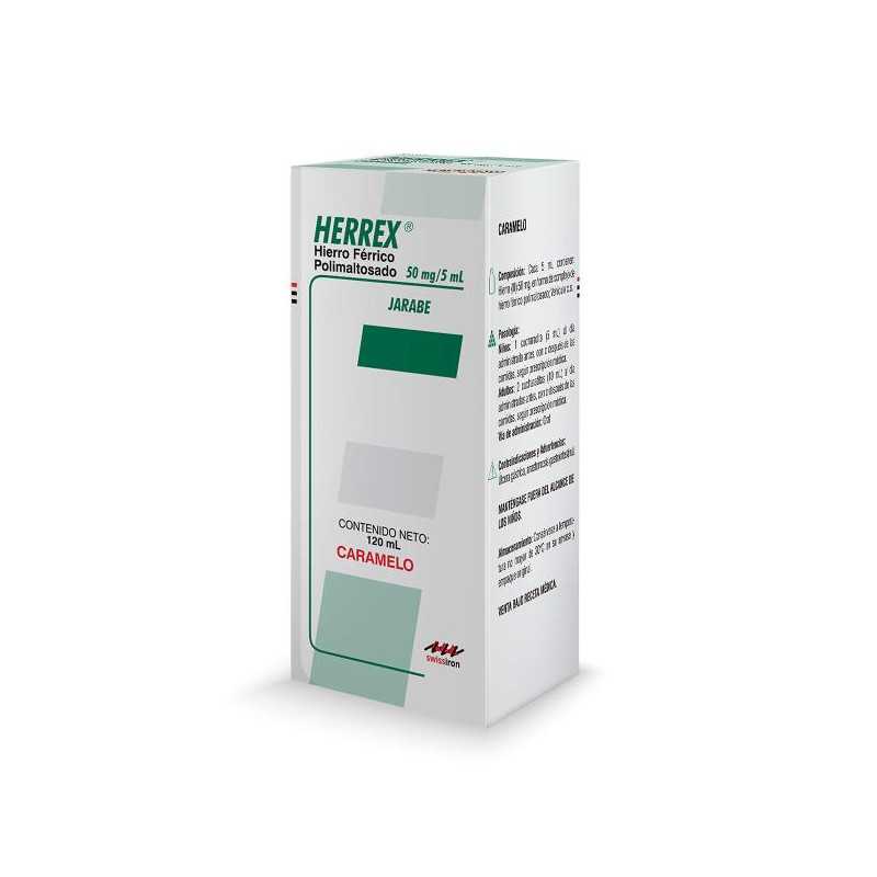 HERREX CARAMELO JARABE 120 ML HIERRO