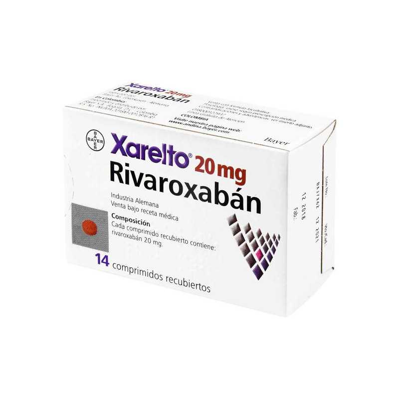 XARELTO 20 MGS X 14 TBS RIVAROXABAN