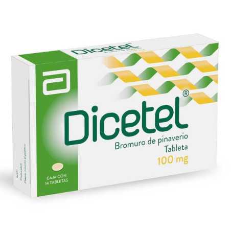 DICETEL 100 MG 14 TABLETAS (A) PINAVERIO
