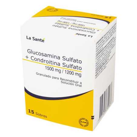 GLUCOSAMINA SULFATO CONDROHIT.15 SBS LS GLUCOSAMINA CLORHIDRATO-CONDROITINA
