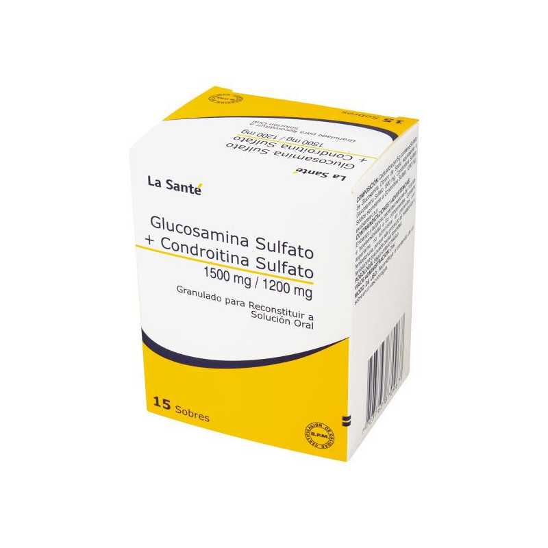 GLUCOSAMINA SULFATO CONDROHIT.15 SBS LS GLUCOSAMINA CLORHIDRATO-CONDROITINA