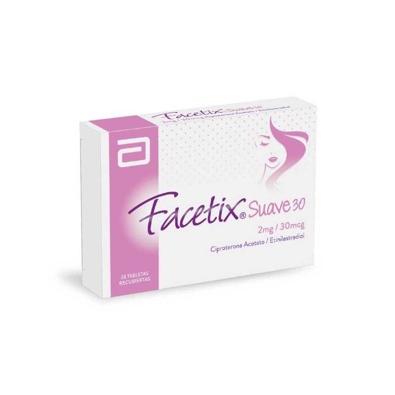 FACETIX SUAVE 30 MG 28 TABLETAS(PB) CIPROTERONA