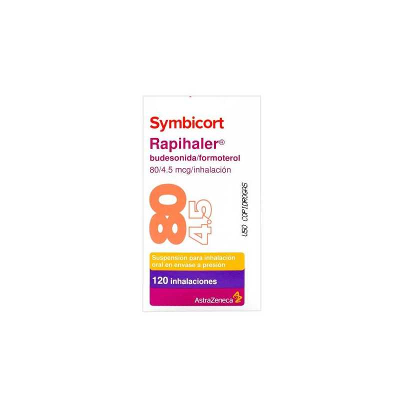 SYMBICORT RAPIHALER 80/4.5 MCG 120 INHALACIONES BUDESONIDA-FORMOTEROL