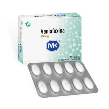 VENLAFAXINA 150 MG 30 TBS (M) 49770 MK VENLAFAXINA