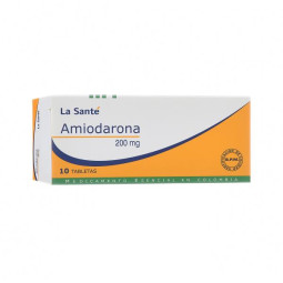 AMIODARONA 200 MG 10 TABLETAS LS AMIODARONA