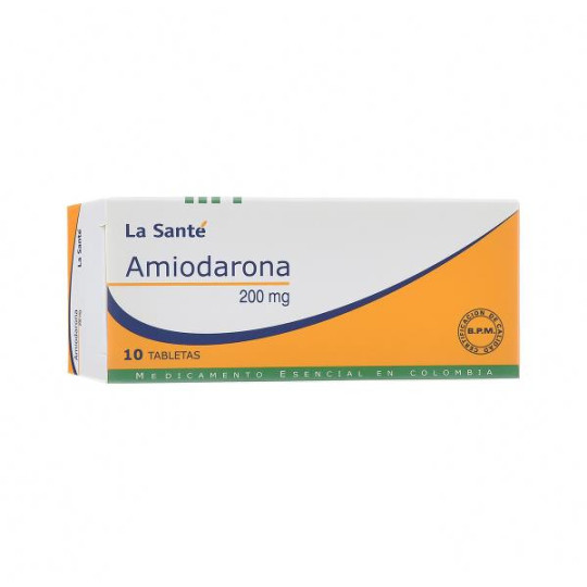 AMIODARONA 200 MG 10 TABLETAS LS AMIODARONA